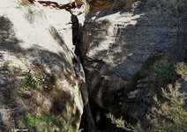 Cave entrance above Invincible Open Cut Mine nautral areas GoS SCA BBSF