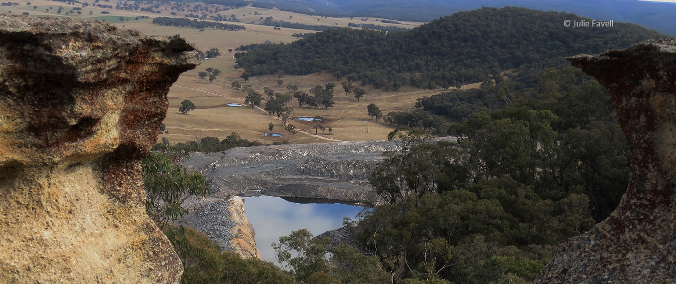 Gardens of  Stone SCA aka BBSF above Cullen Valley  Open Cut mine