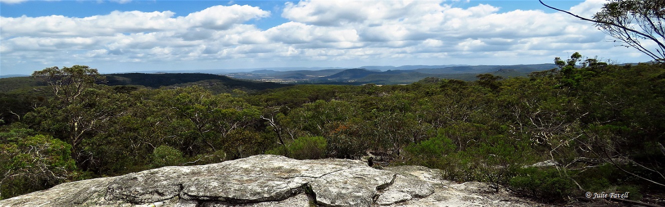 Invincible Trail Western part of GoS SCA aka BBSF Pagoda formations above Invincible Open Cut Mine Cullen Bullen