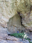 Hole in the roof cave near Gooches Crater