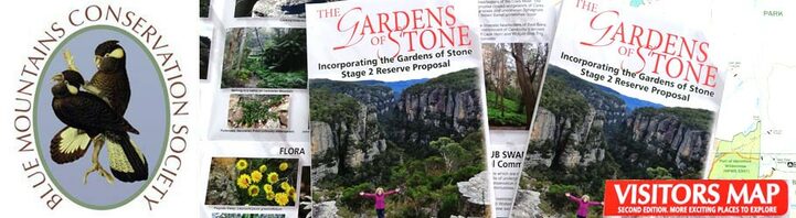 Gardens of Stone Visitor's Map